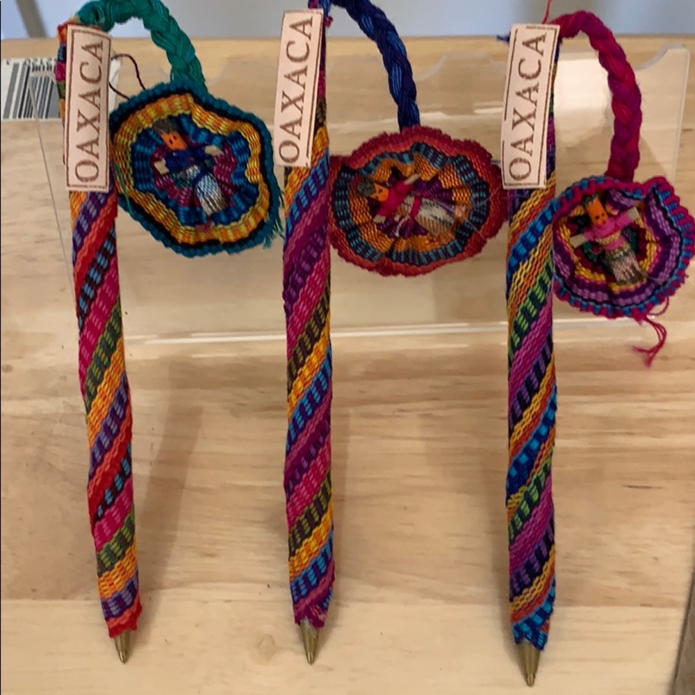 Oaxaca Hand Decorated Pens